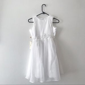 NWT Grace Karin Girls White Dress